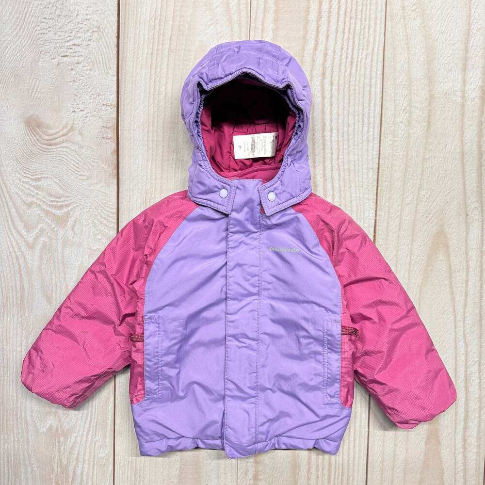 Patagonia Toddler Girls Size 2T Snow Pile Removeable Hooded Ski Jacket